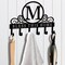 Metal Letter M Key Holder for Wall, Decorative Metal Key Holder Wall Mount, Key Hooks Coat Rack Monogram Wall Decor, Perfect for Bathroom, Living Room, Kitchen, Anniversary Housewarming Gift